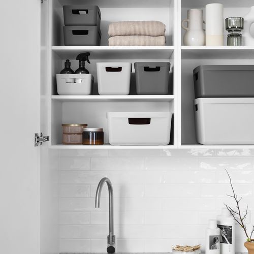 Inabox 28L Windmill White Modular Storage Container - Bunnings New Zealand