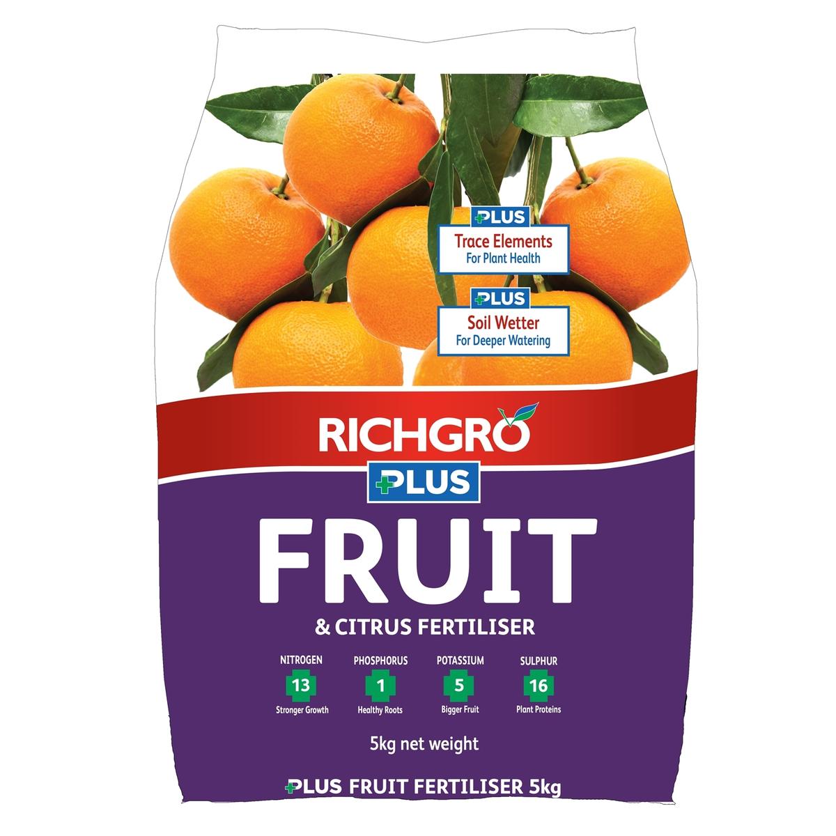 Richgro Plus 5kg Fruit And Citrus Fertiliser - Bunnings Australia