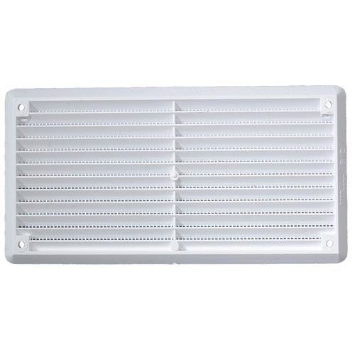 Haron 165 x 85mm White Plastic Wall And Eave Vent - Bunnings Australia