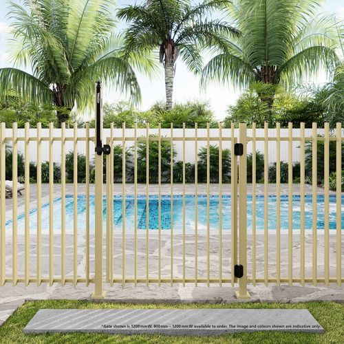 ProtectorAl 975 x 1200mm Primrose Aluminium Radiator Pool Gate ...
