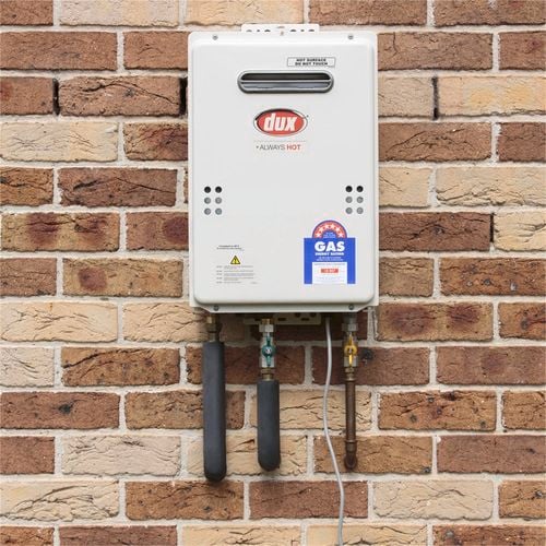 Dux 17L/min Continuous Flow Water Heater - 50° LPG - Bunnings Australia