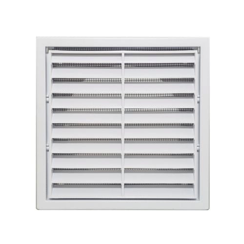 Builders Edge 100mm White Grill Vent with Insect Screen - Bunnings Australia