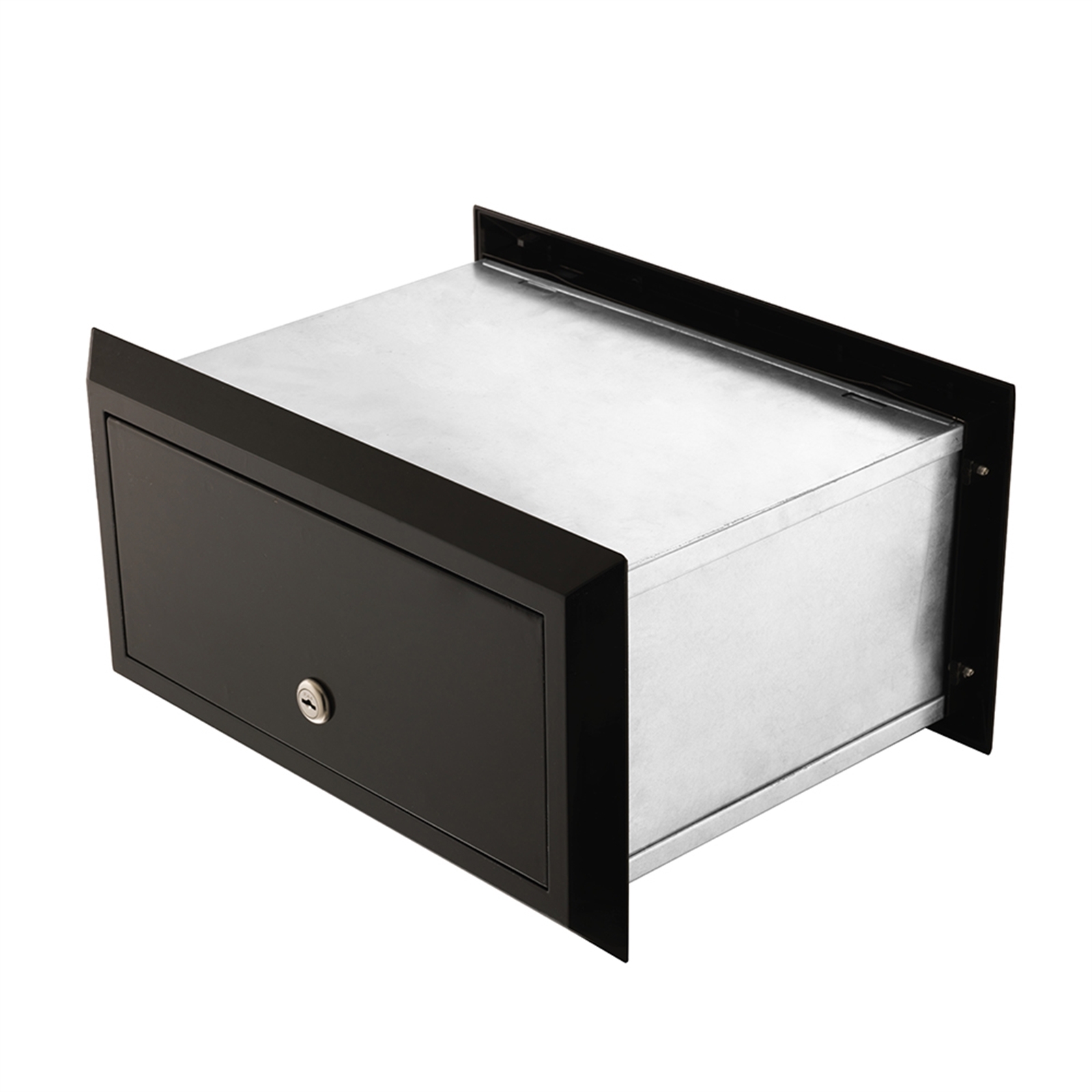 Sandleford 350mm Black Brickies Back Open Letterbox - Bunnings Australia