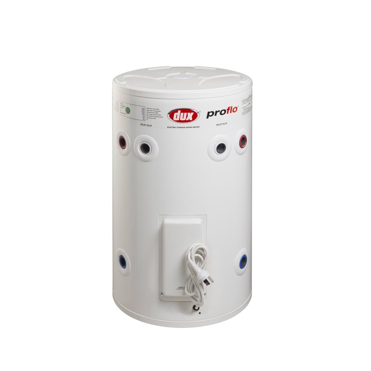 Dux 50L 2.4KW Proflo Plug In Electric Storage Water Heater - Bunnings  Australia