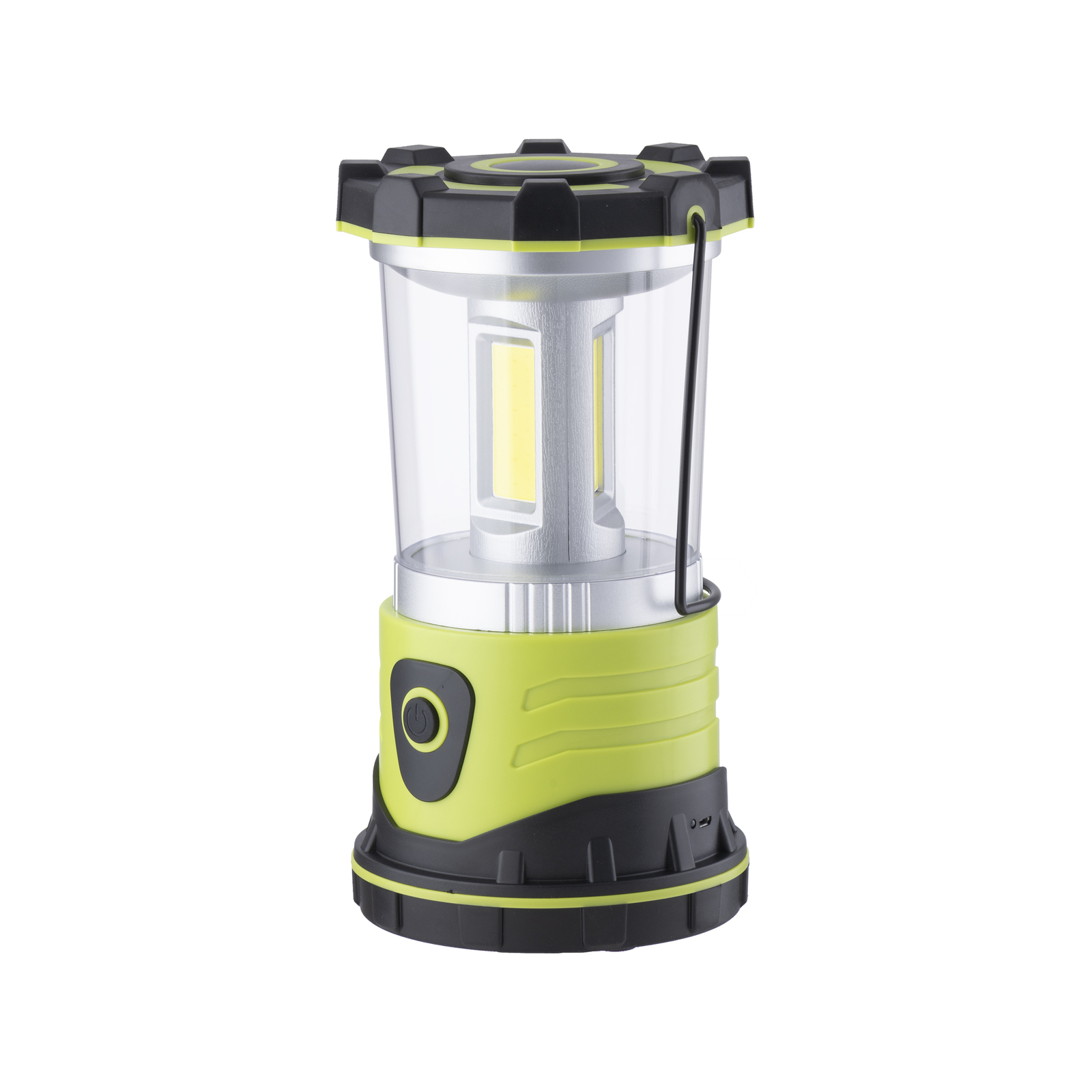 USB Rechargeable LED Camping Lantern – Orange Portable Light With Built-in Lithium Battery