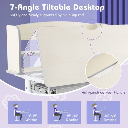 costway-kids-study-desk-height-adjustable-w-scale-ruler-bookshelf