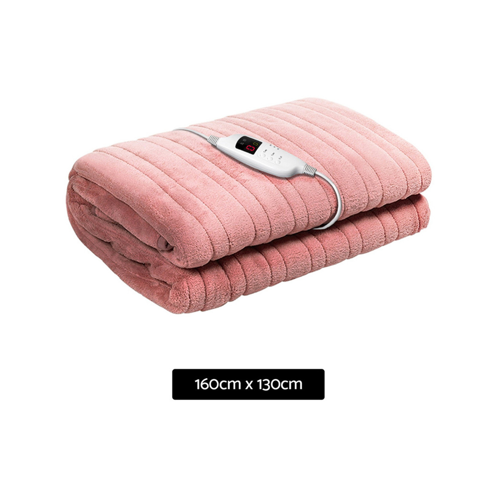 Giselle Bedding Electric Heated Throw Rug Fleece Washable Snuggle Blanket  Pink - Bunnings Australia