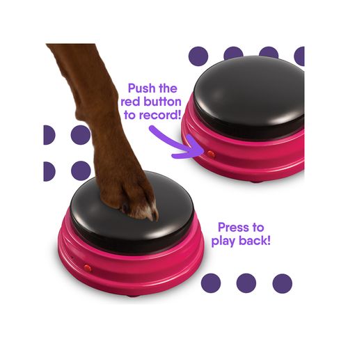 4pc Hunger For Words Talking Pet Programmable Speach Buttons Starter ...
