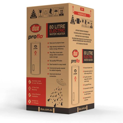 Dux 80L 3.6kW Proflo Electric Storage Water Heater - Bunnings Australia