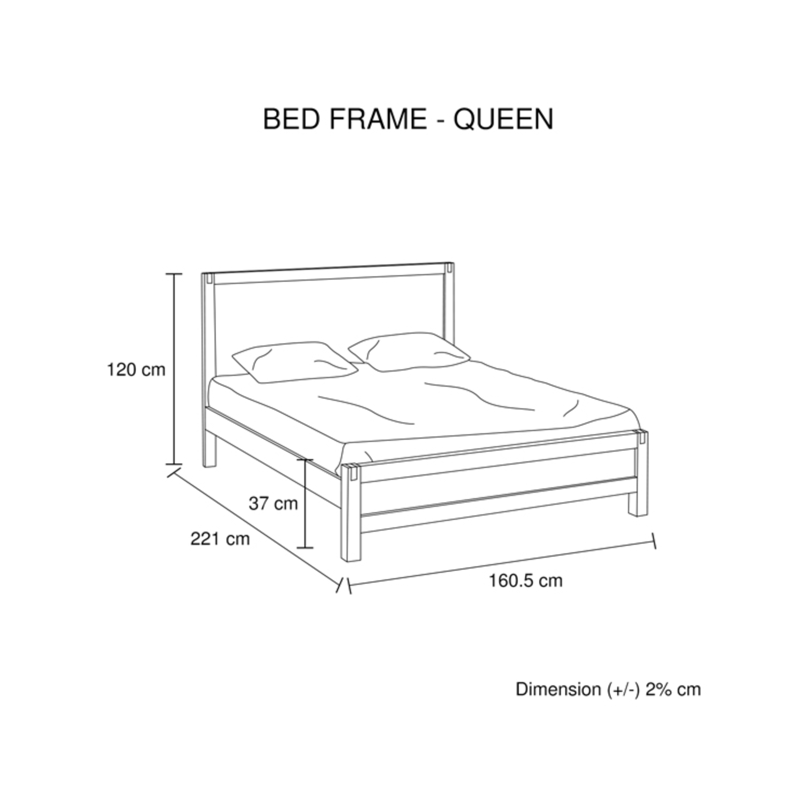 4 Pieces Bedroom Suite in Solid Wood Veneered Acacia Construction Timber Slat Double Size Oak Colour Bed, Bedside Table & Tallboy
