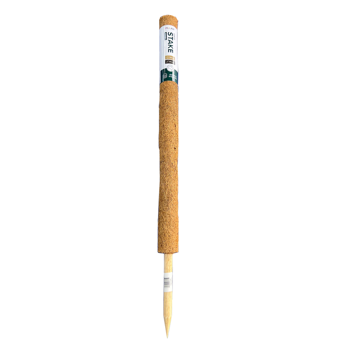 Pillar 90cm Natural Joinable Coco Garden Stake - Bunnings Australia