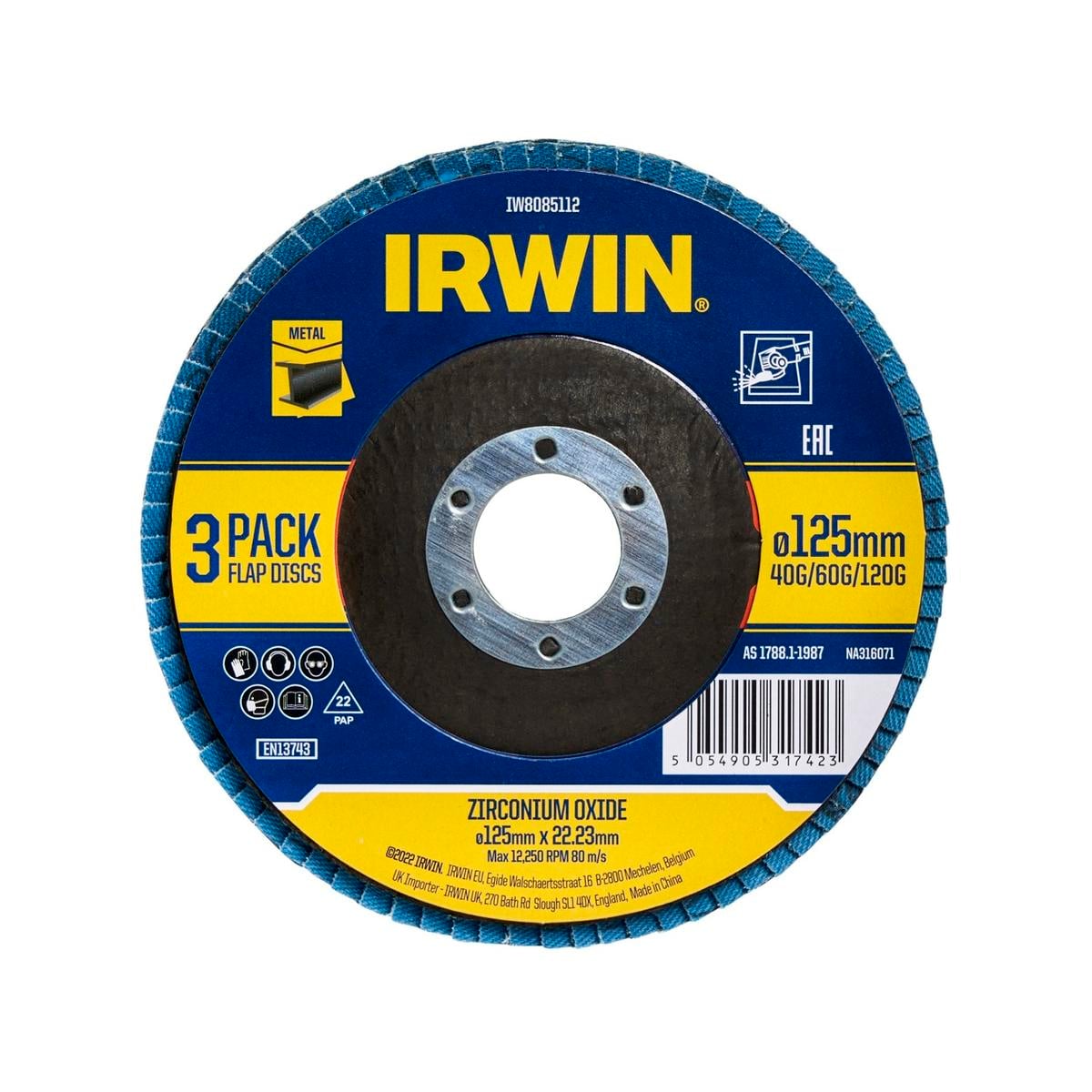 IRWIN 3 Piece Flap Wheel Set - Bunnings Australia