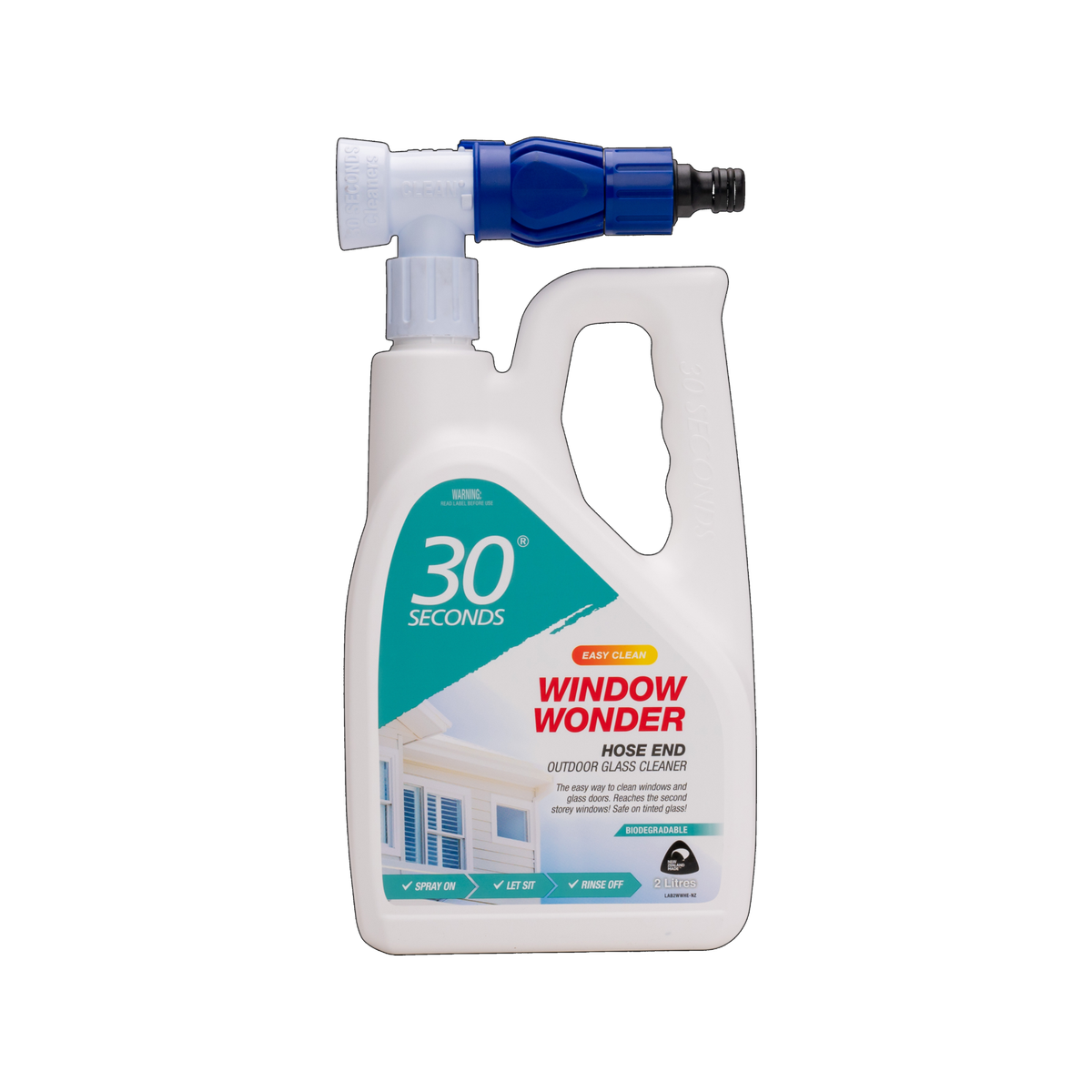 30 Seconds 2L Window Wonder Outdoor Glass Cleaner With Hose End ...