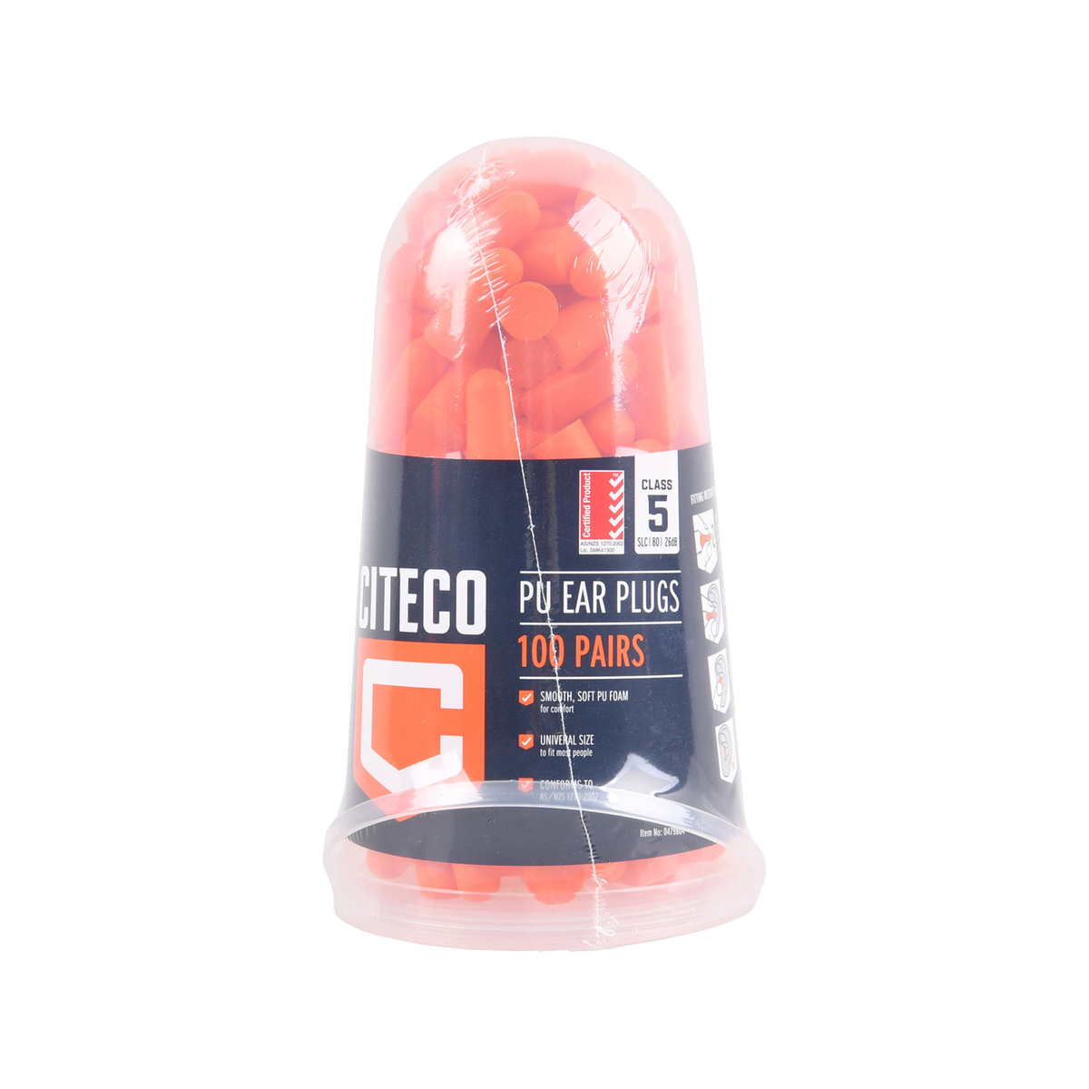 Citeco Class 5 Ear Plugs - 100 Pack Dispenser - Bunnings Australia