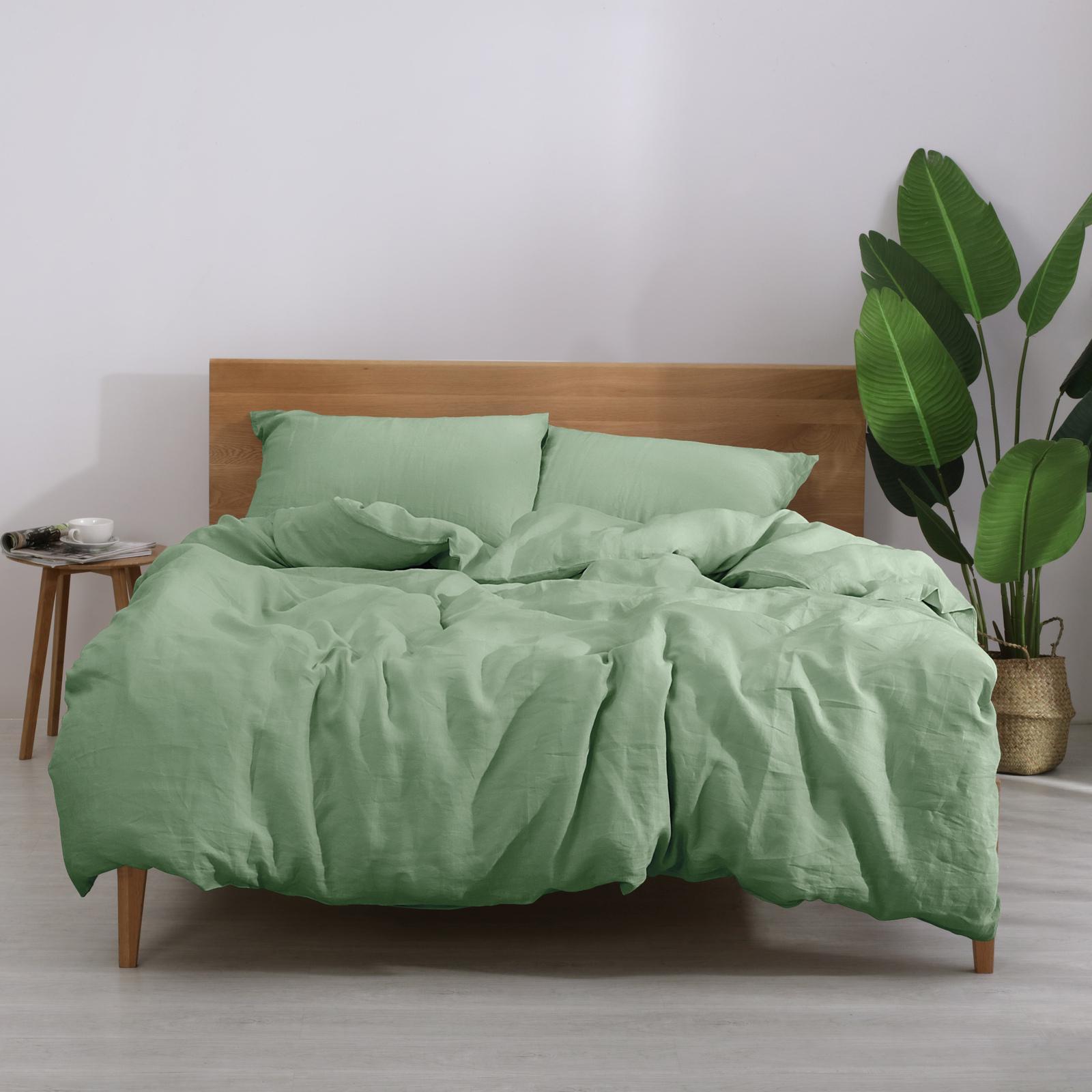 Luxury Belgian Linen Duvet Cover - Zipper or Buttons - King, Single, Double, Superking, Emperor Sizes