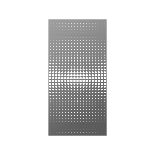Walpix 1800 x 900 x 0.95mm Perforated Pre-Painted Metal Flat Profile ...