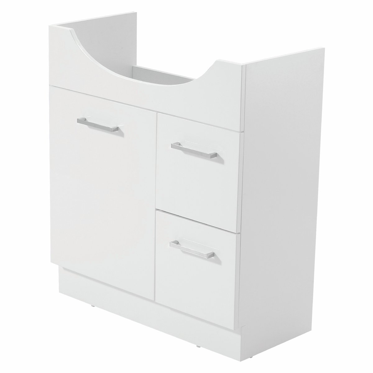 Estilo 750mm White Bathroom Vanity - Cabinet Only - Bunnings Australia