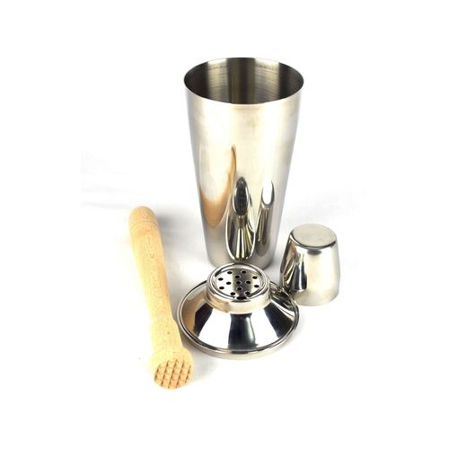 3 Piece Cocktail Shaker And Muddler Set - Bunnings Australia