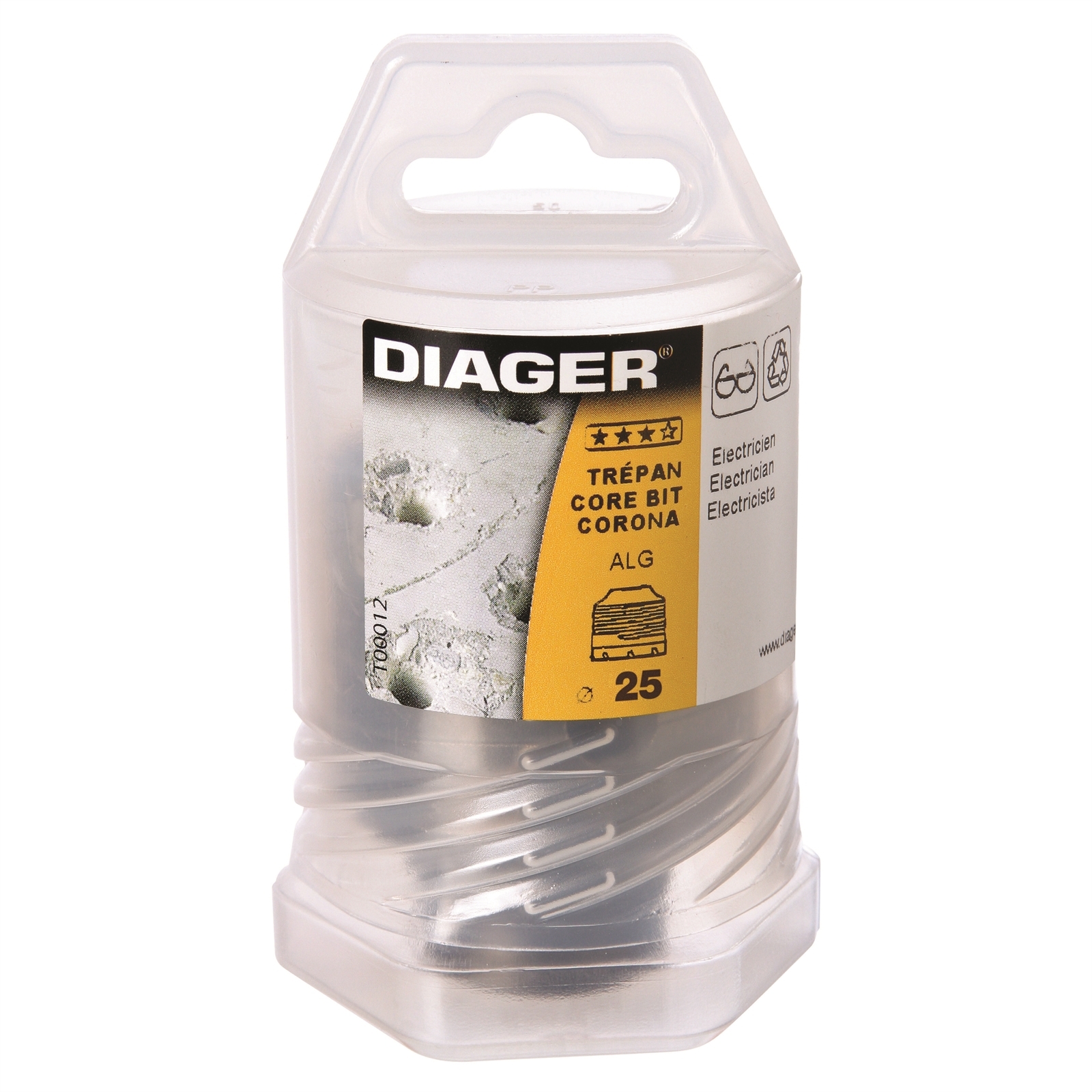 5 Embouts De Vissage Carrés SQ3 - 25 Mm De Long, Marque Diager - 4
