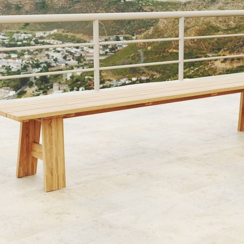 Bordeaux teak dining store table bunnings