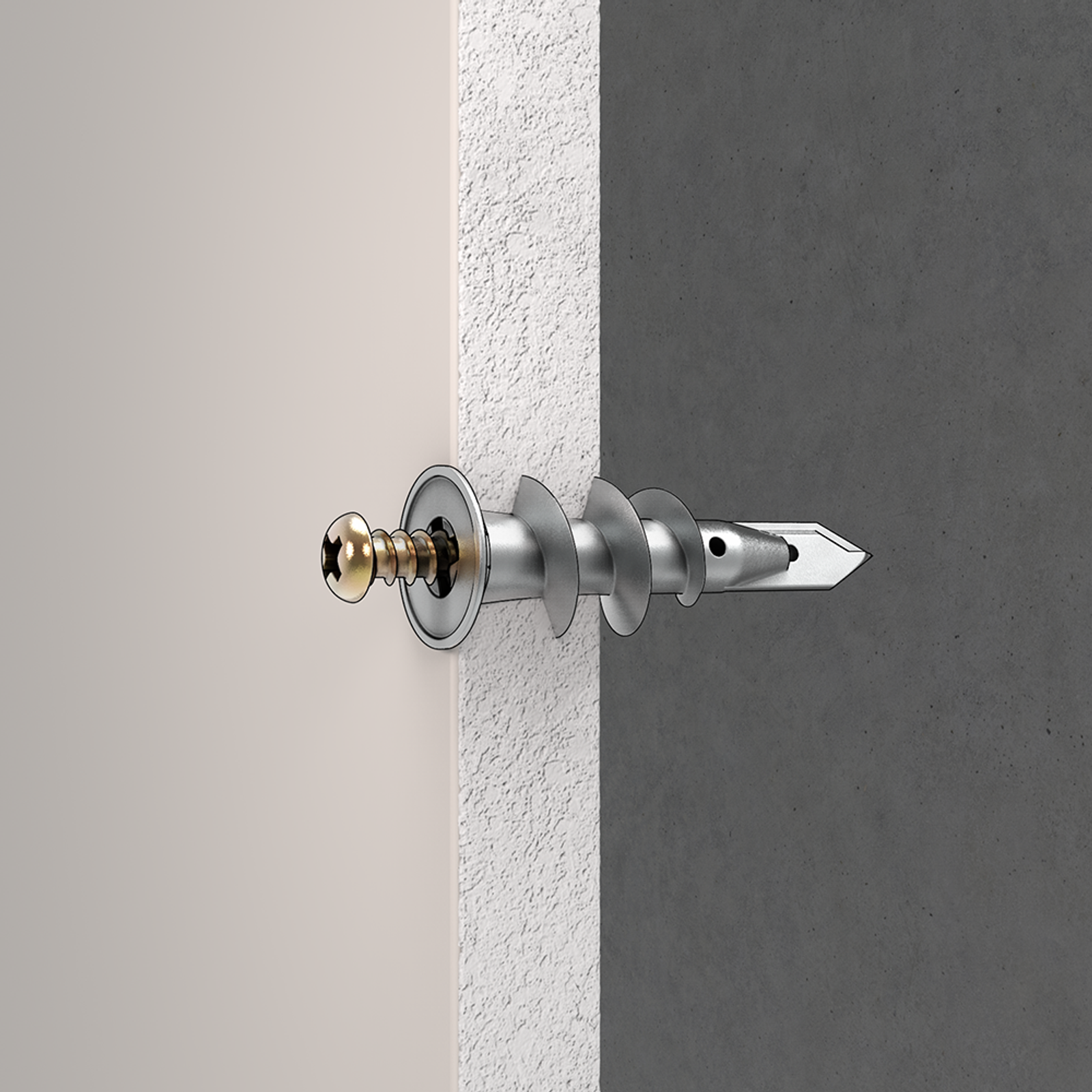 Ramset Zinc Mini Wallmate And Screw - 4 Pack - Bunnings Australia