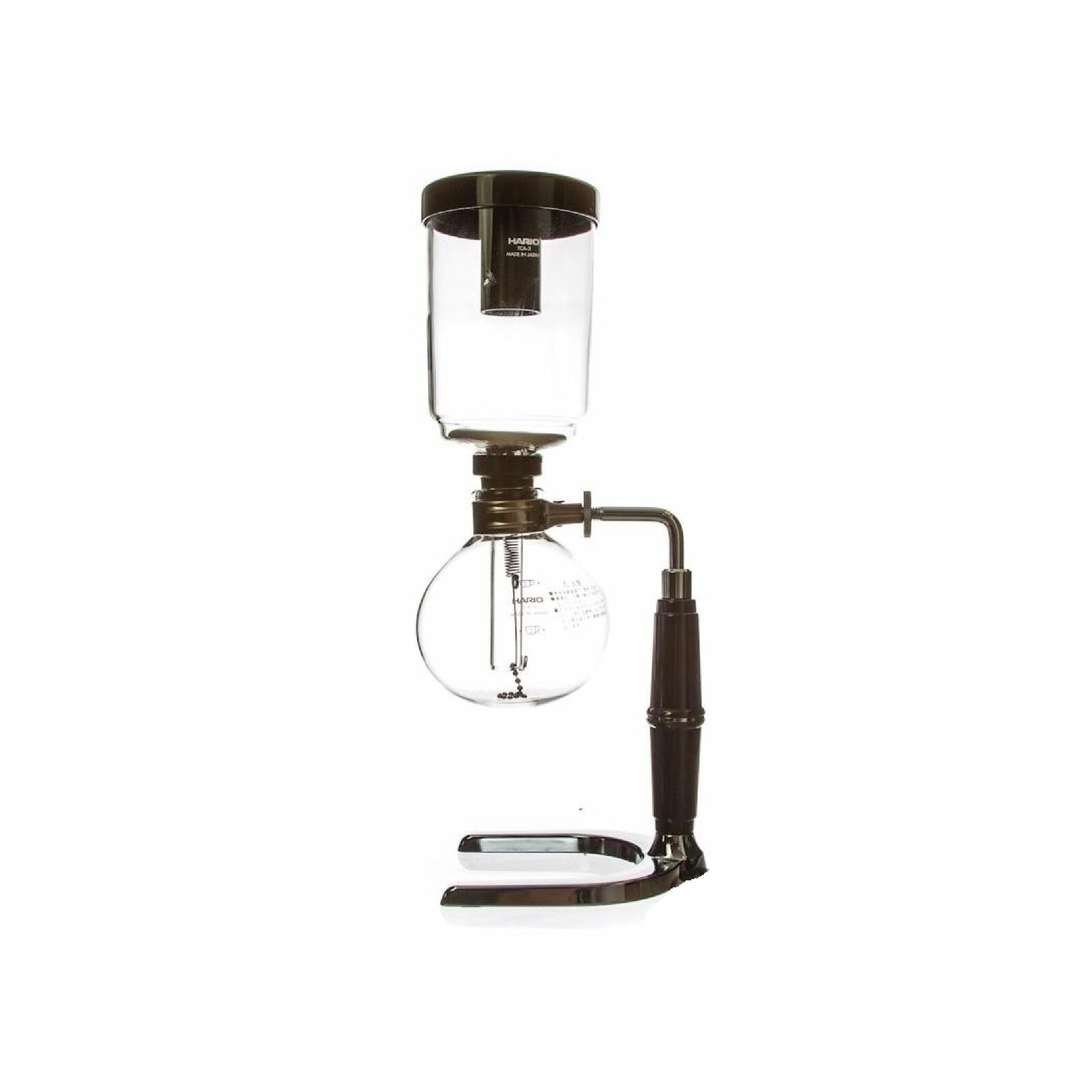 HARIO Technica Syphon – Handfilter-Kaffeemaschine (240ml/360ml), Verstellbar, Schwarz