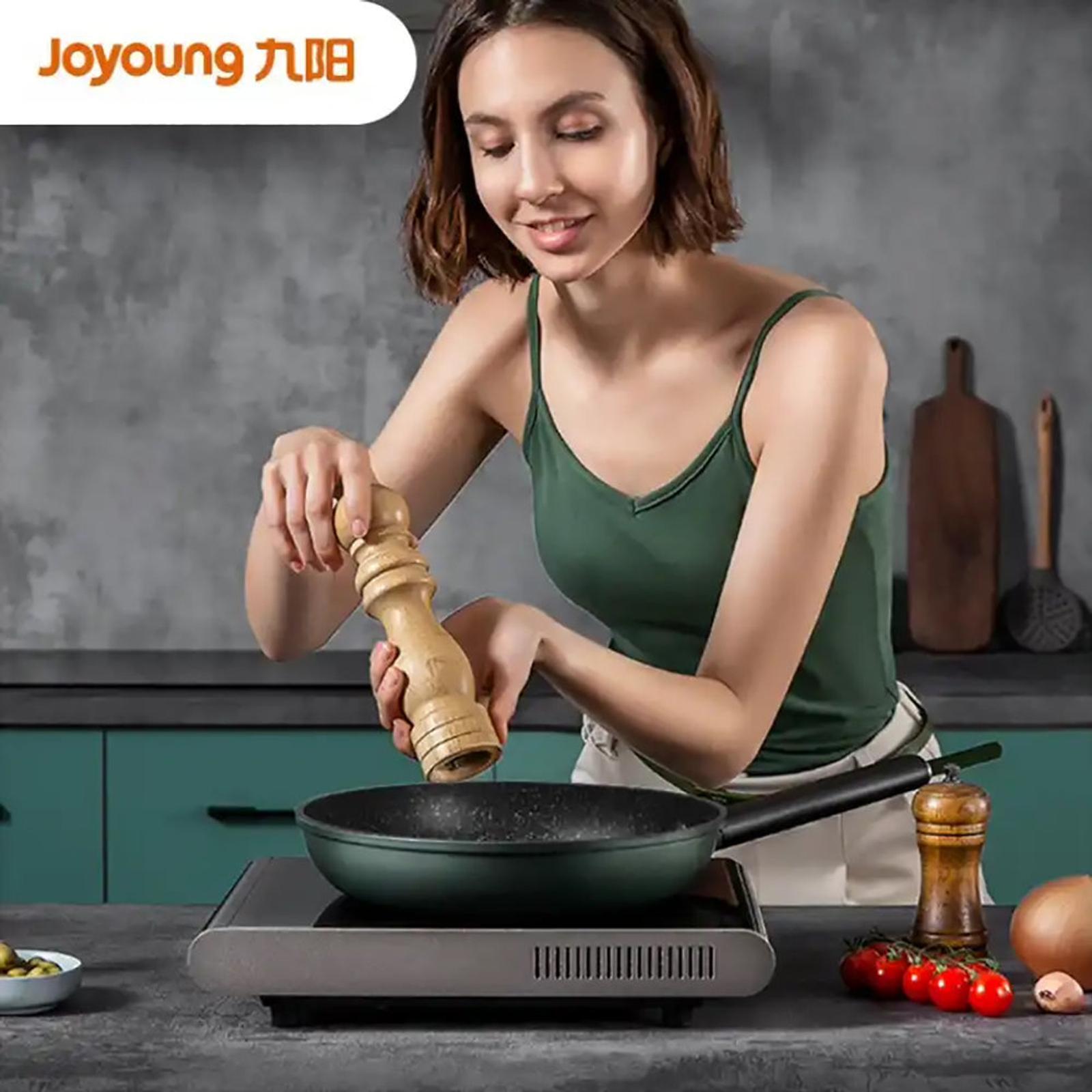 Joyoung Moissanite NonStick Frying Pan Steak Skillet Round BBQ Grill