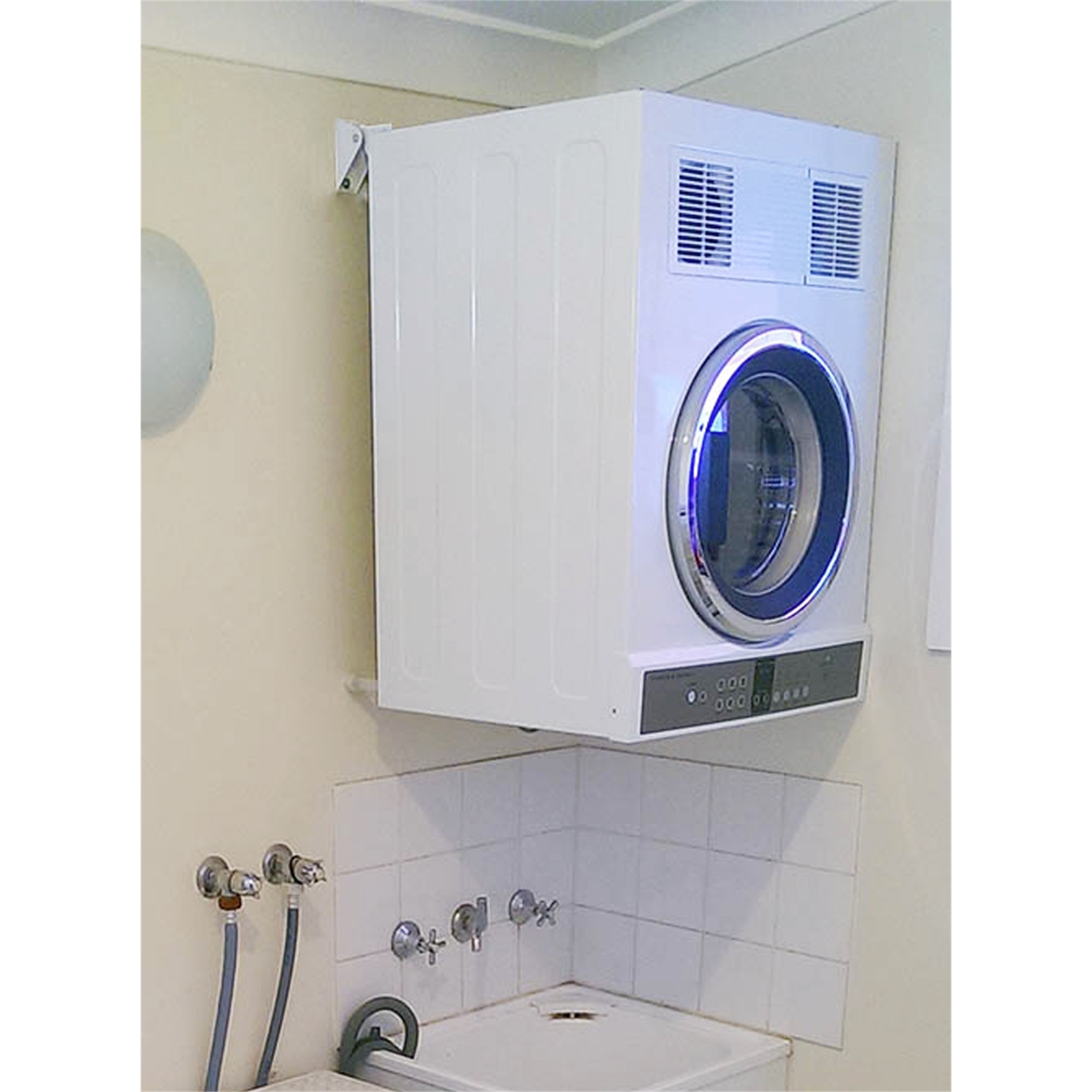 Mounted dryer clearance