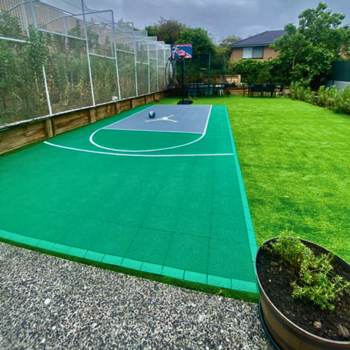 Kangaroo Courts Basketball Court Flooring Tiles 5mx5m Bunnings
