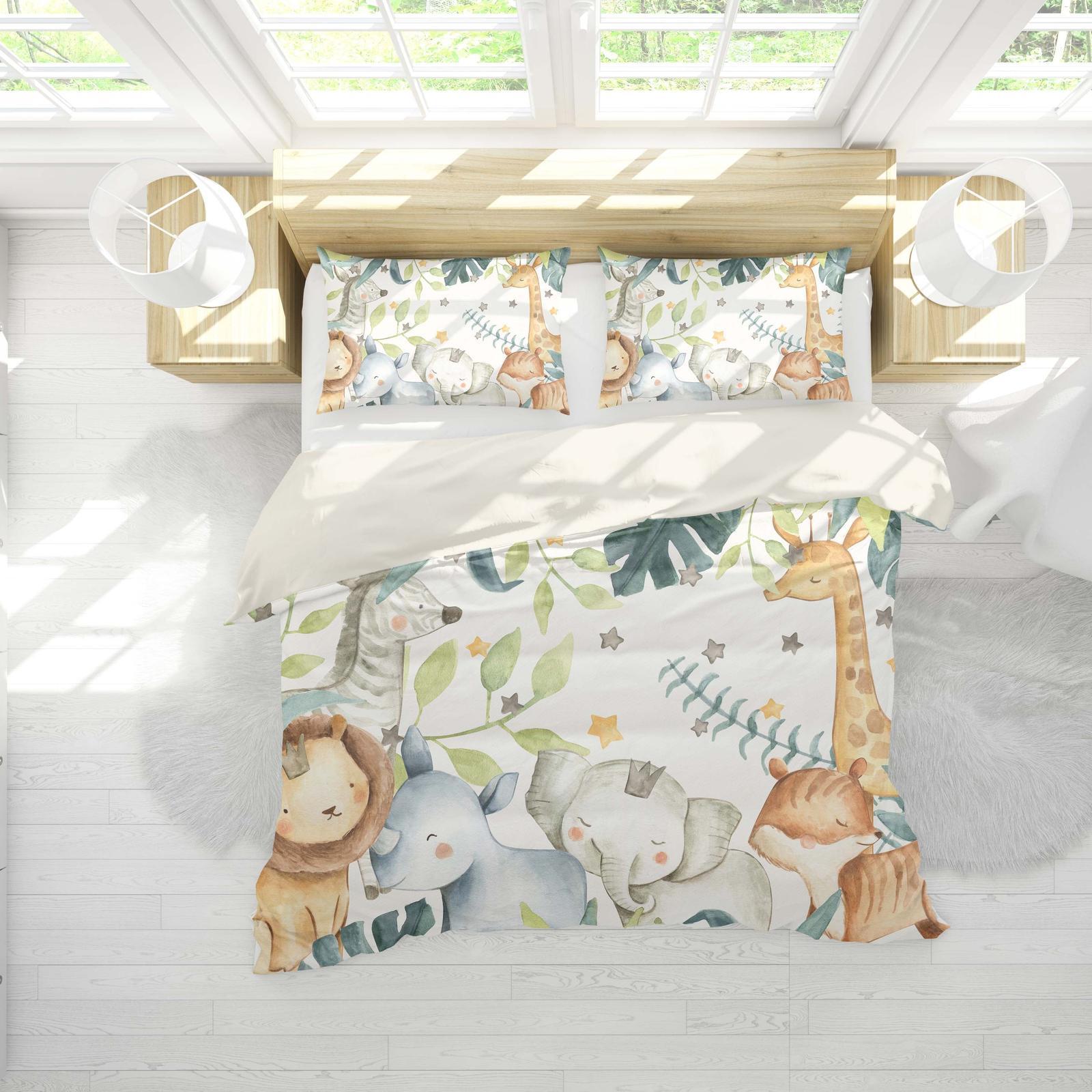 3d-elephant-giraffe-lion-fox-animal-quilt-cover-set-bedding-set