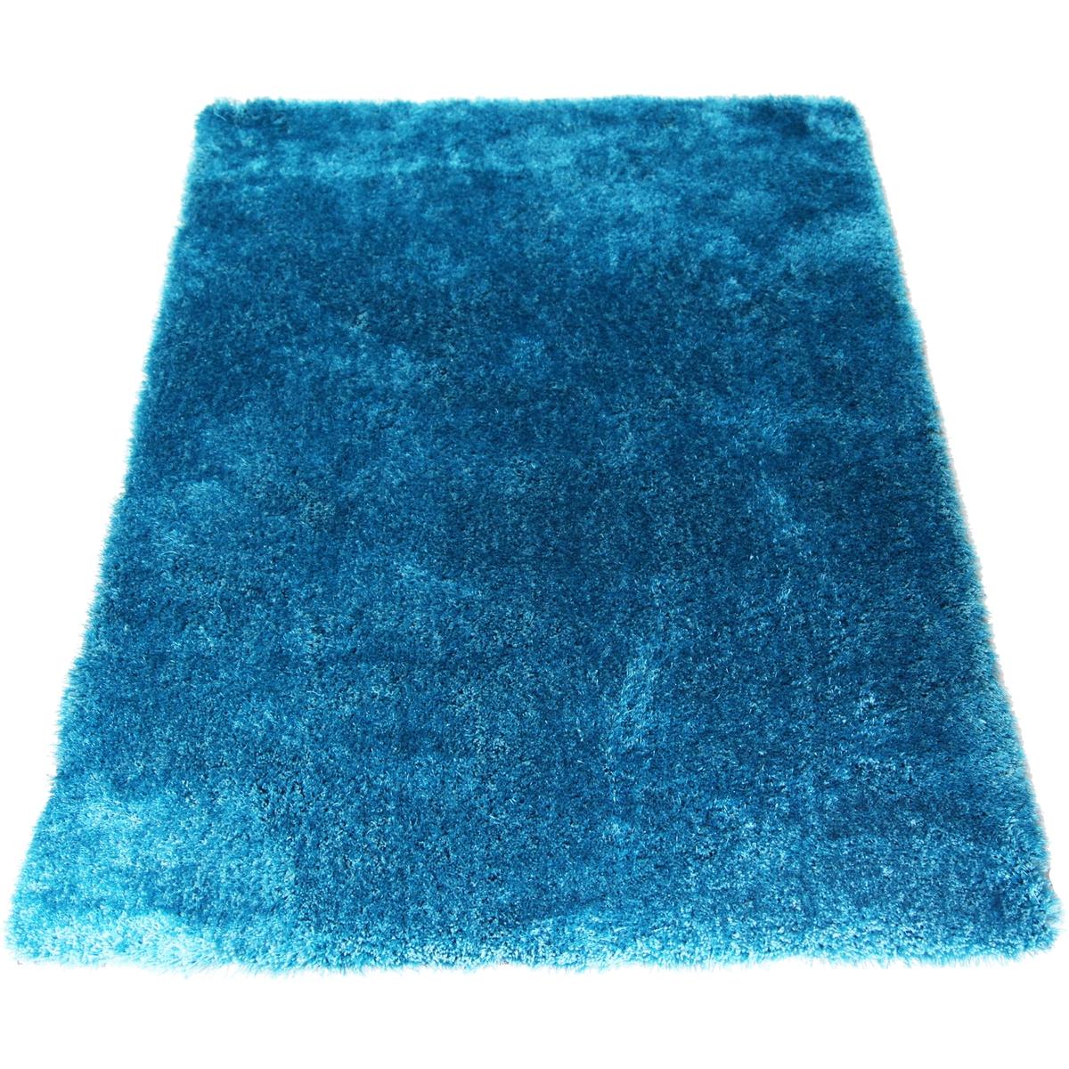 Hufflett 110 x 160cm Lagoon Olinda Polyester Shag Pile Rug - Bunnings ...