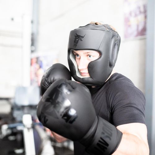 Boxing Head Guard Headgear Training Sparring Face Helmet by Javson ...