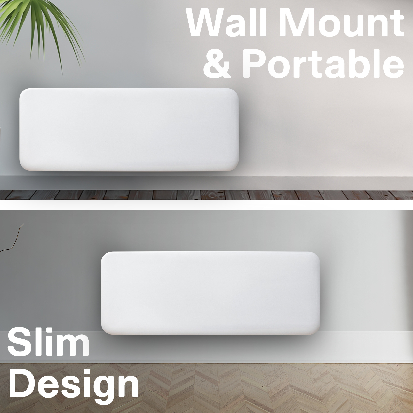 Mill 2000W White Panel Heater - Bunnings New Zealand