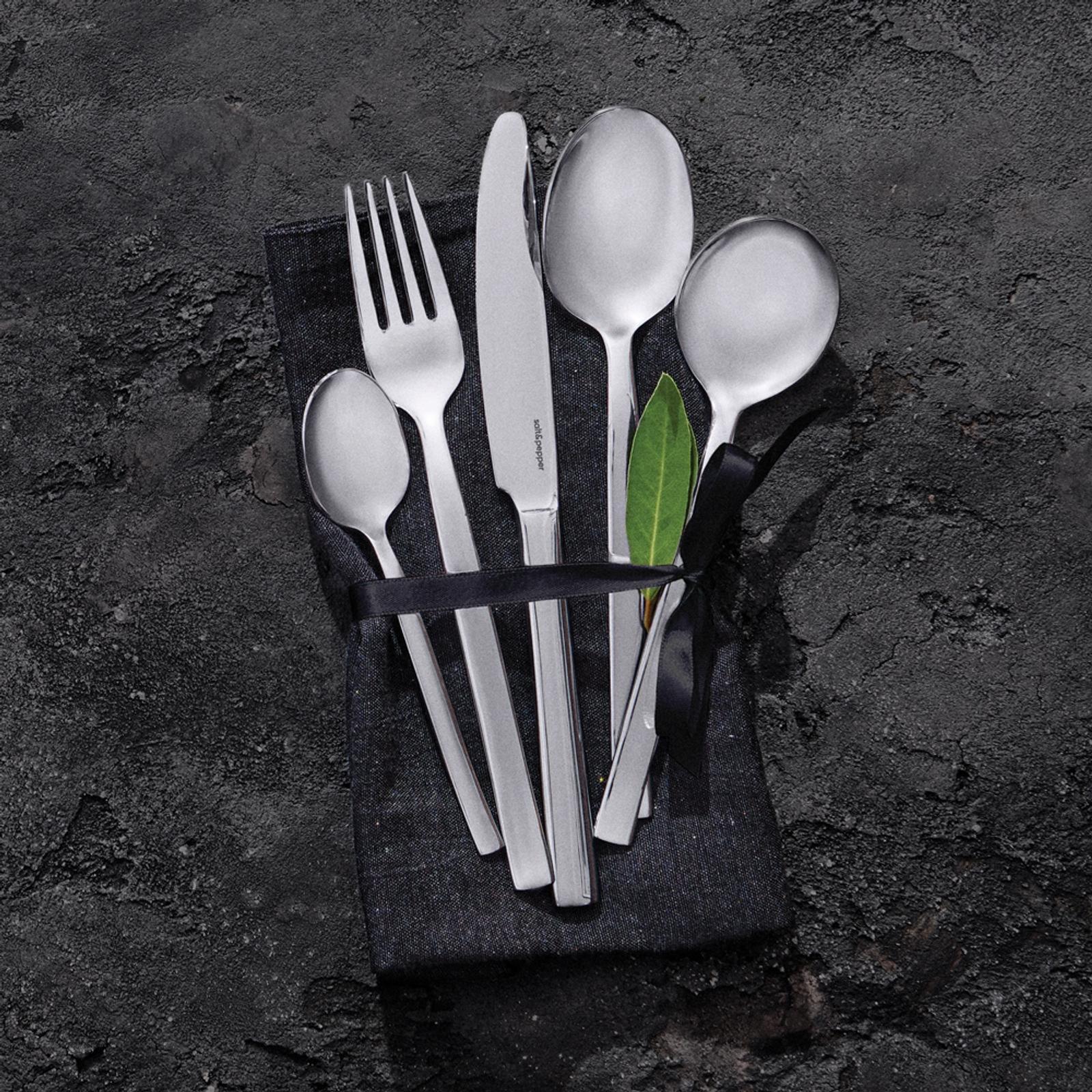 Monaco Cutlery Set 24 Piece in Silver