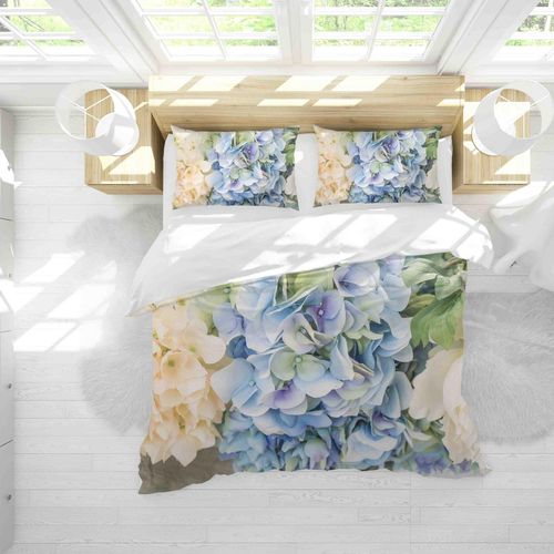 3D Color Hydrangea Quilt Cover Set Bedding Set Duvet Cover Pillowcases ...