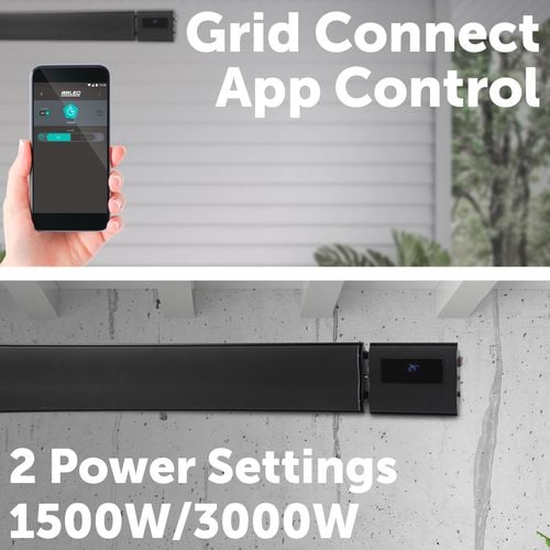 Arlec 3000W Grid Connect Smart Radiant Strip Heater - Bunnings Australia