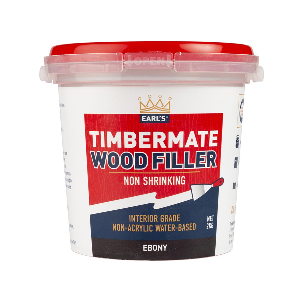Timbermate 2kg Ebony Interior Wood Filler - Bunnings Australia