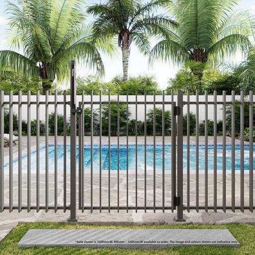 ProtectorAl 800 - 1200 x 1200mm Woodland Grey Aluminium Radiator Pool ...