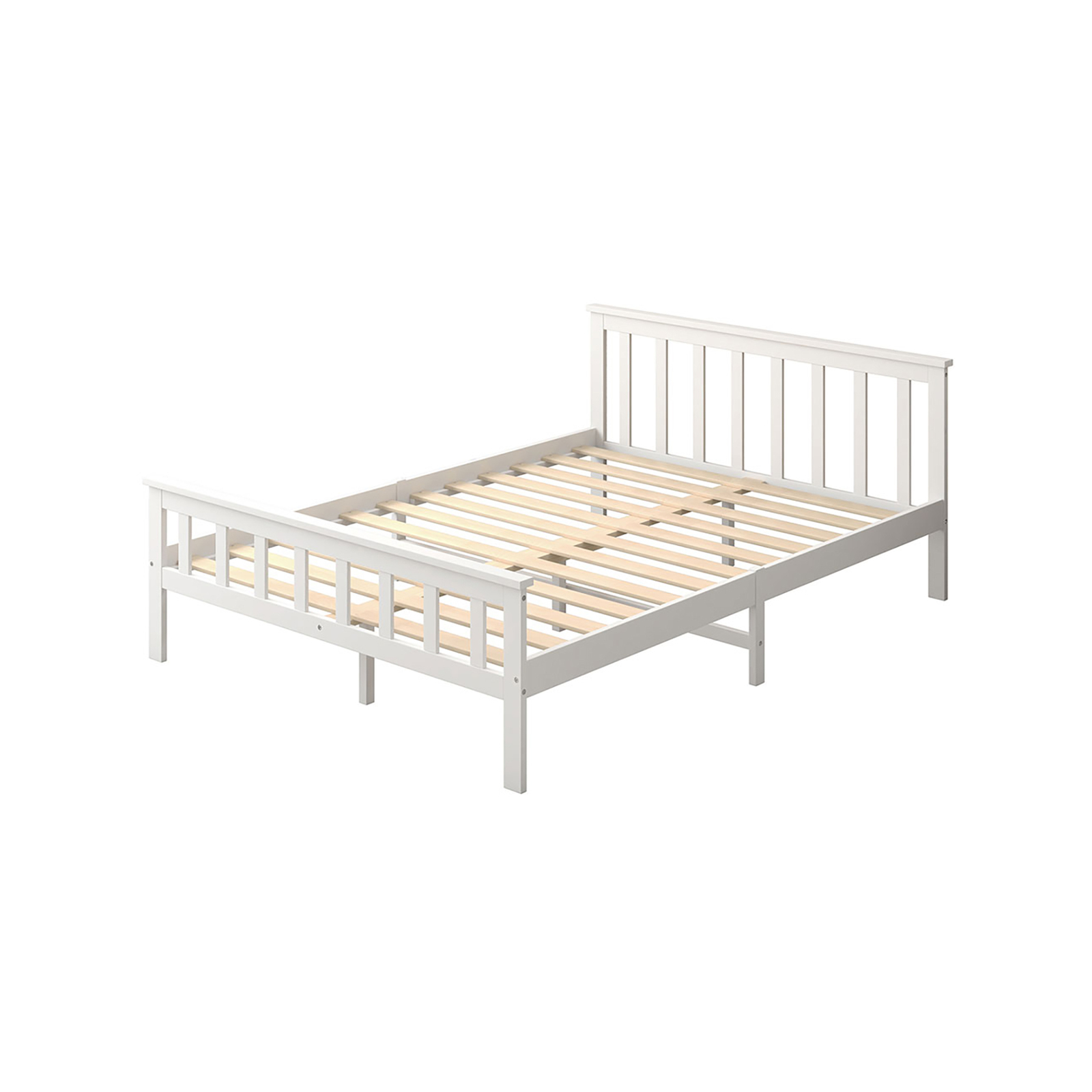 Levede Wooden Bed Frame Double Size Mattress Base Solid Timber Pine
