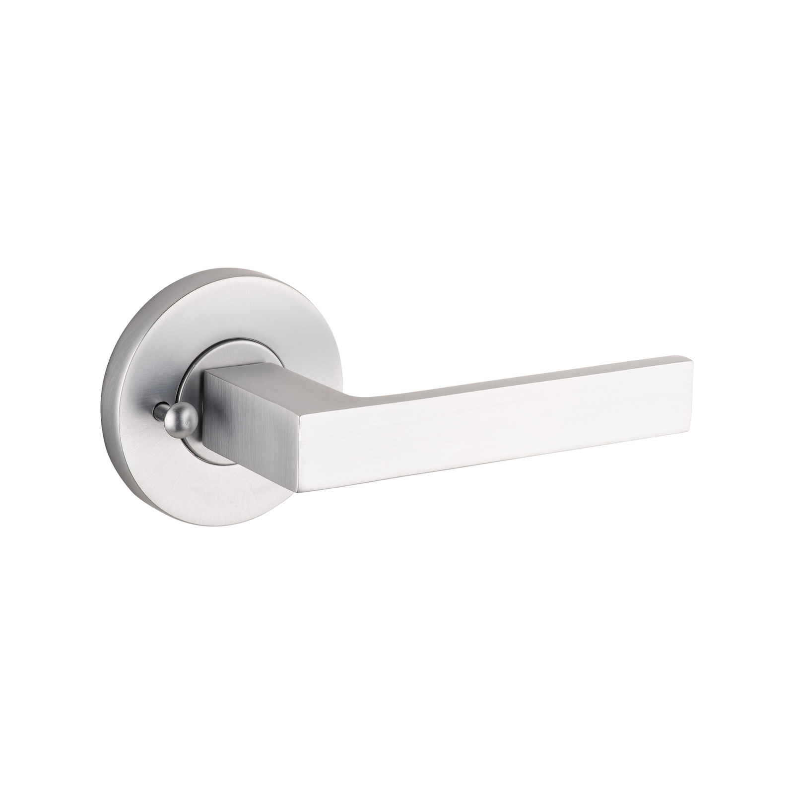 Lane 65mm Brushed Satin Chrome Cambridge Round Privacy Set - Bunnings ...