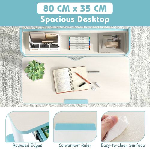 costway-kids-study-desk-height-adjustable-w-scale-ruler-bookshelf