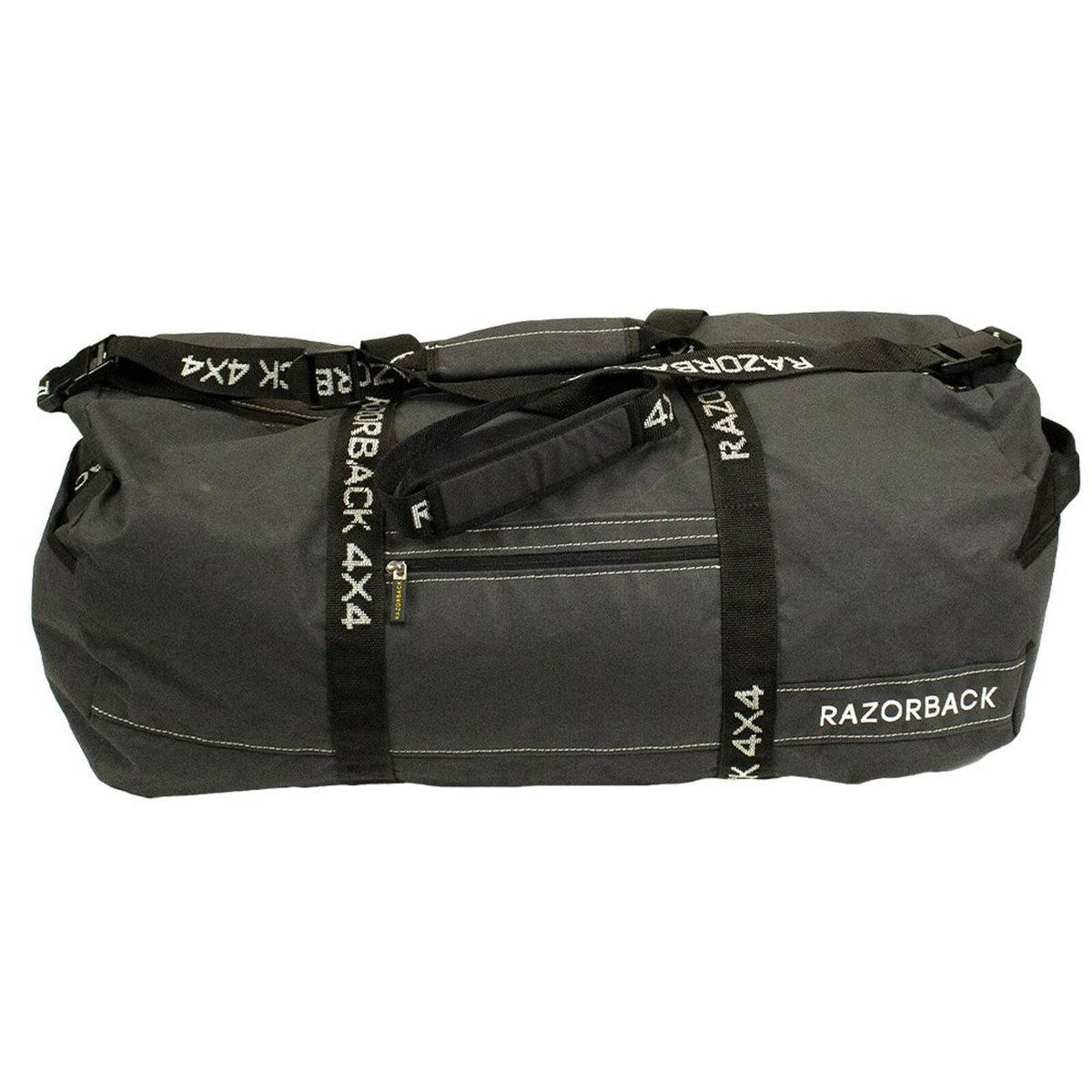 Razorback 4x4 Outback Heavy Duty Canvas Duffle Bag - Large - Black ...