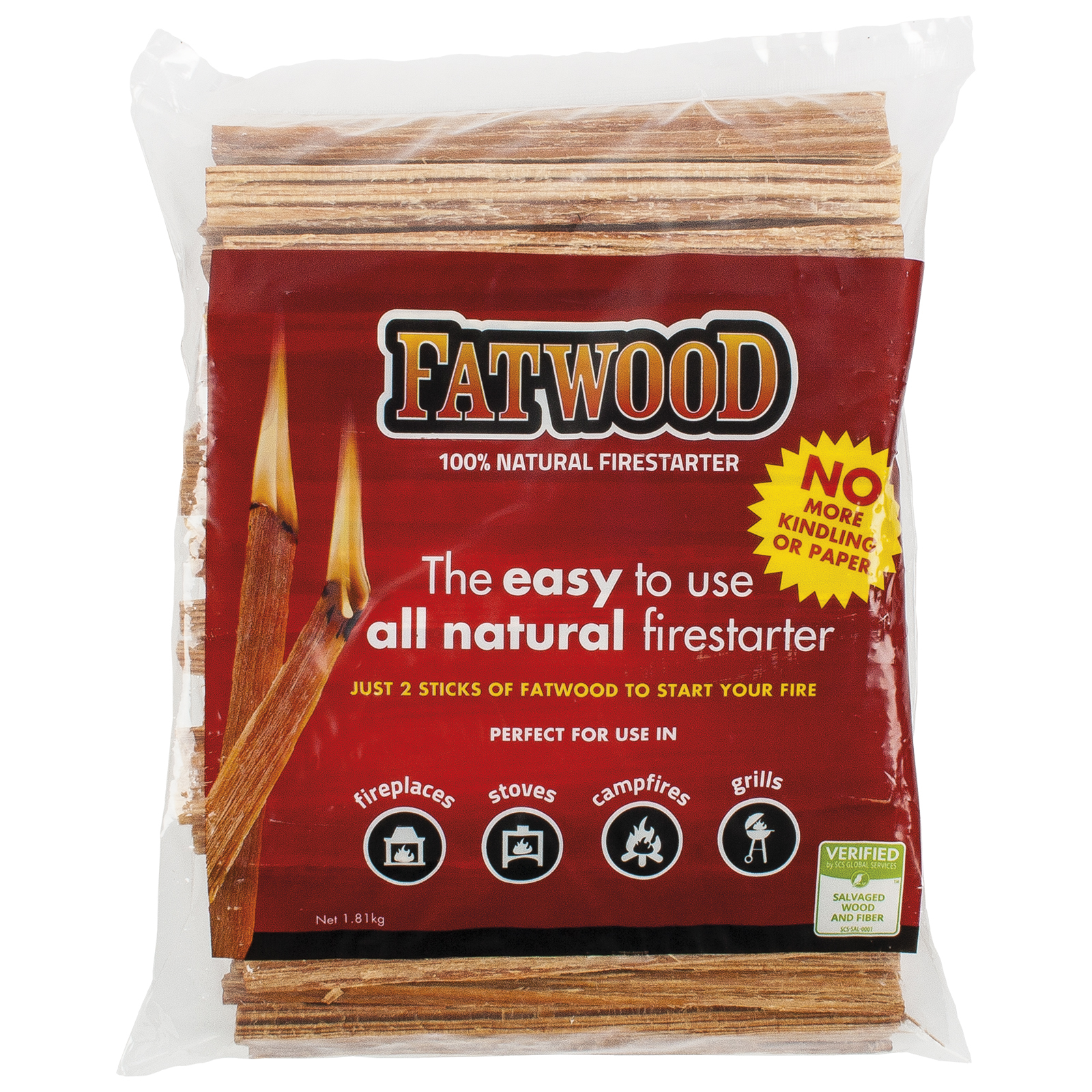Fatwood All Natural Fire Ignition Firelighter - Bunnings Australia